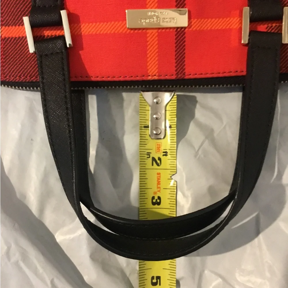 EUC Kate Spade Newbury Lane Plaid Tote Bag - Picture 11 of 11